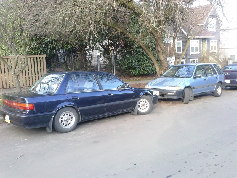 Wrong wheels, right paint/trim code. At least it’s not in a boneyard.